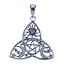 Symbool Hanger Pentagram in Triquetra Amethist