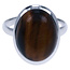 Zilveren ring Tijgeroog