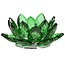 Lotus kaarshouder kristal groen