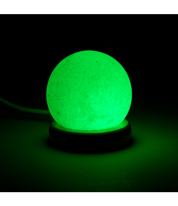 Mini Mood zoutlampje bol wit USB + LED