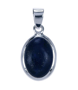 Zilveren hanger Lapis Lazuli