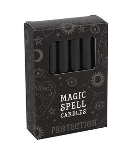 Spell Kaarsen Zwart Protection