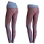 Kidneykaren yogabroek S roze/petrol