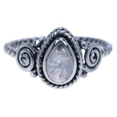 Zilveren ring Maansteen