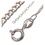 Zilver collier Gold Plated Gourmet : 1,3mm