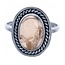 Zilveren ring Citrien