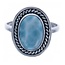 Zilveren ring Larimar