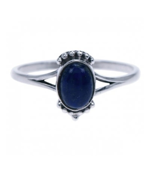 Zilveren ring Lapis Lazuli