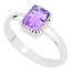 Zilveren ring Amethist - 18,1