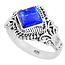 Zilveren ring Lapis Lazuli - 16,3