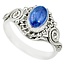Zilveren ring Tanzaniet - 15,7
