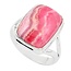 Zilveren ring Rhodochrosiet - 17,6