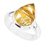 Zilveren ring Rutielkwarts - 16,9