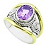 Zilveren ring Amethist - 16,6