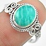 Zilveren ring Amazoniet - 18,4