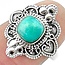 Zilveren ring Amazoniet - 17,4
