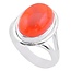 Zilveren ring Carneool - 17,75