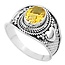 Zilveren ring Citrien - 17,6