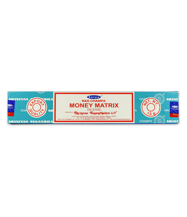 Satya Nag Champa Money Matrix