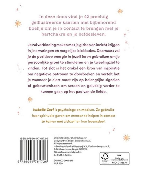 De chakra van je hart - Boek en orakelkaarten