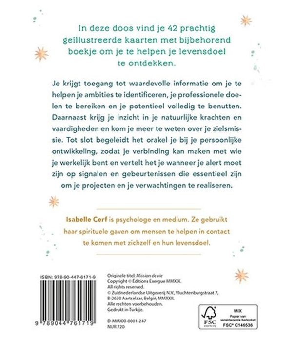 De weg naar je levensdoel - Boek en orakelkaarten