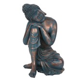 Blue Hands on Knee Boeddha