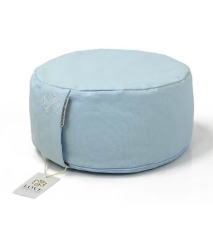 Meditatiekussen Rond | Morning Sky Blue - 100% natuurlijk