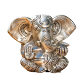 Ganesha silver plated 13 cm