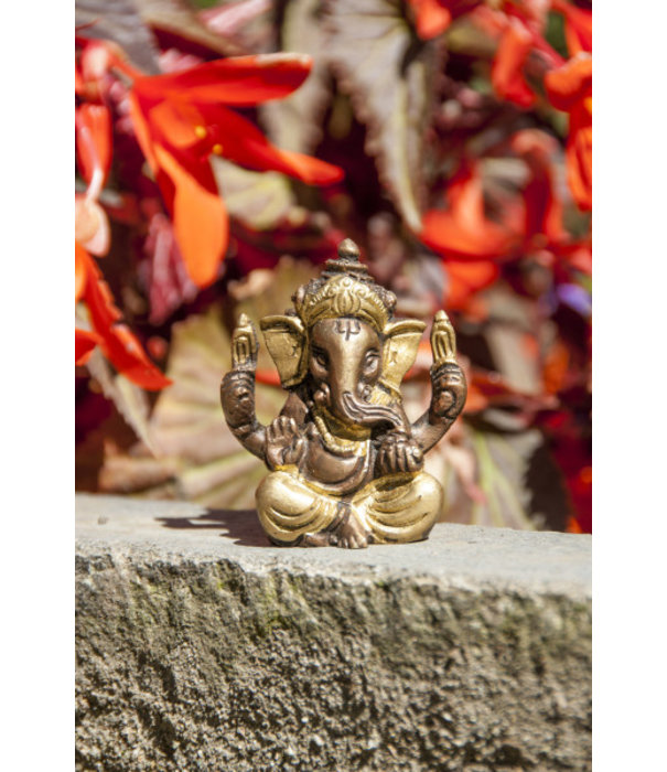 Ganesh, 5,7 cm messing