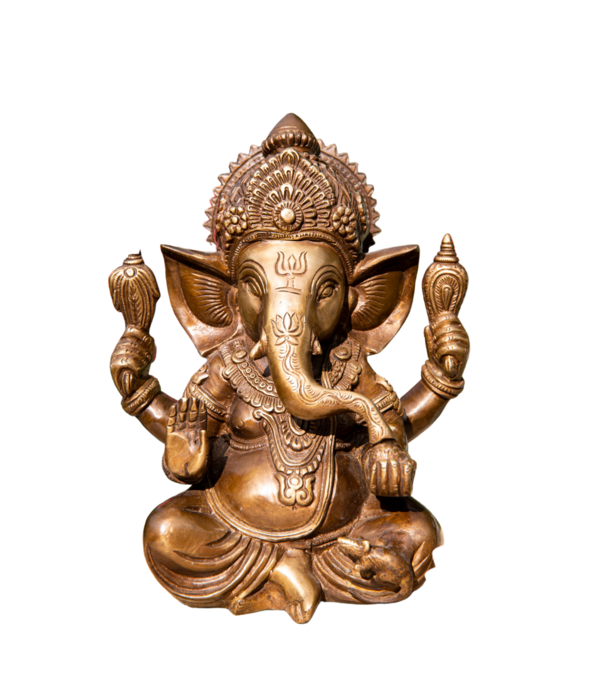 Ganesha messing 24 cm