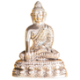 Shakyamuni Buddha, silver plated Messing