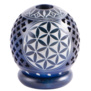 Theelicht blauw Flower of Life