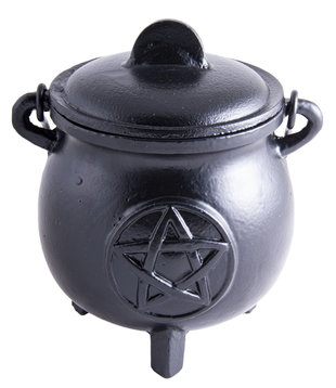 Witch cauldron Pentagram (heksenketel)