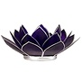 Lotus sfeerlicht violet 7e chakra zilverrand *
