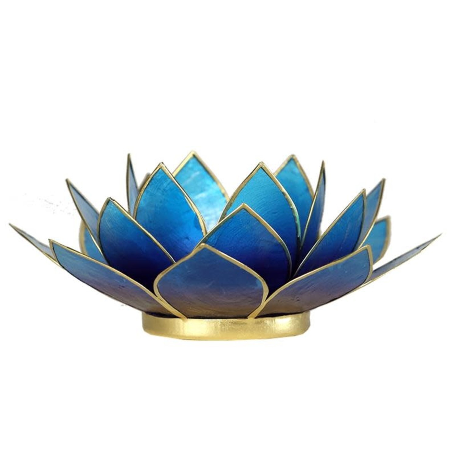 Harmonisch klink diamant Lotus sfeerlicht 2-kleurig violet-blauw - Ananda Nieuwetijdswinkel