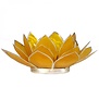 Lotus sfeerlicht geel 3e chakra zilverrand*