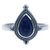 Zilveren ring Lapis Lazuli