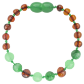 Barnsteen armband kinderen groene Jade Baroque