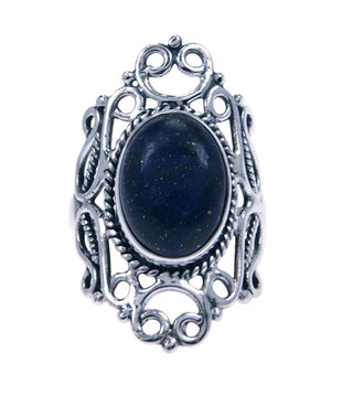 Zilveren ring Lapis Lazuli