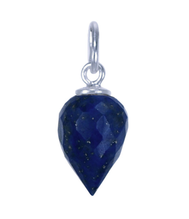 Zilveren hanger Lapis Lazuli