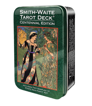 Smith-Waite Centennial Tarot Deck in a Tin