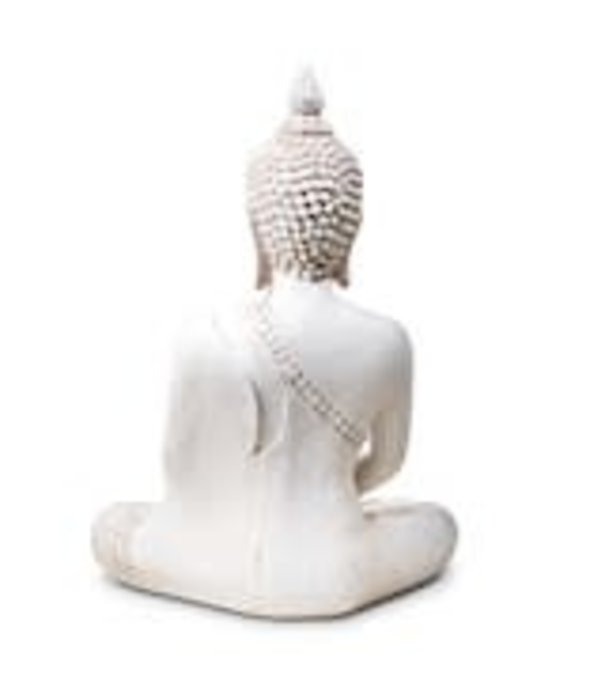 Boeddha in Meditatie wit Thailand 620 gram