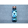 Koperen Drinkfles Flower Blue Yoga 700ml