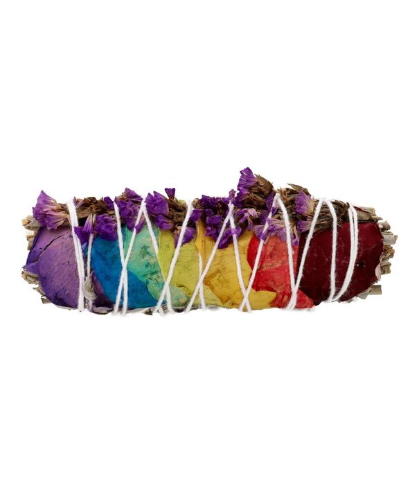 Witte salie smudge stick met chakra