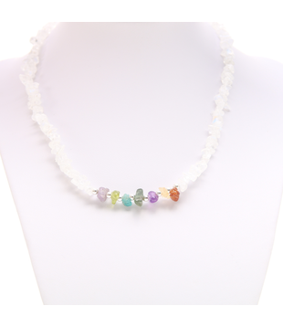 Ketting Maansteen met Chakra