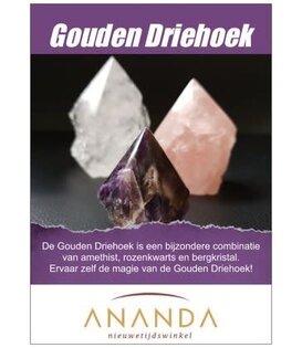 Ananda gouden driehoek trommelsteen