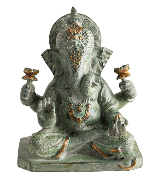 Ganesha groene zandsteen