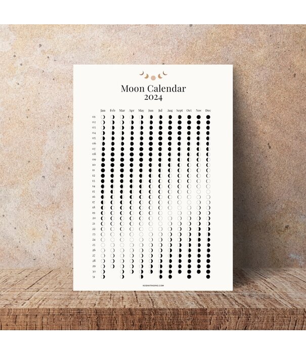 Maankalender 2024 A4