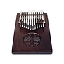 Kalimba 24 toetsen notenhout met Levensboom 20cm