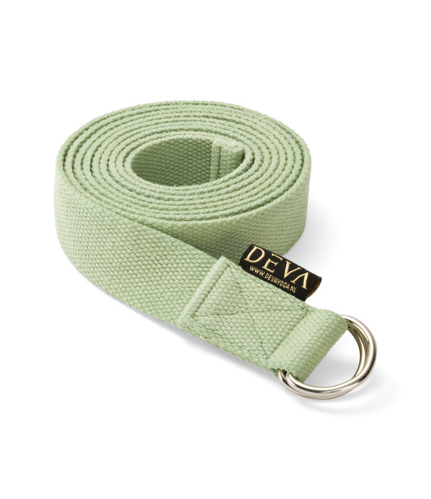 Deva Yoga - Yoga riem - Light Green